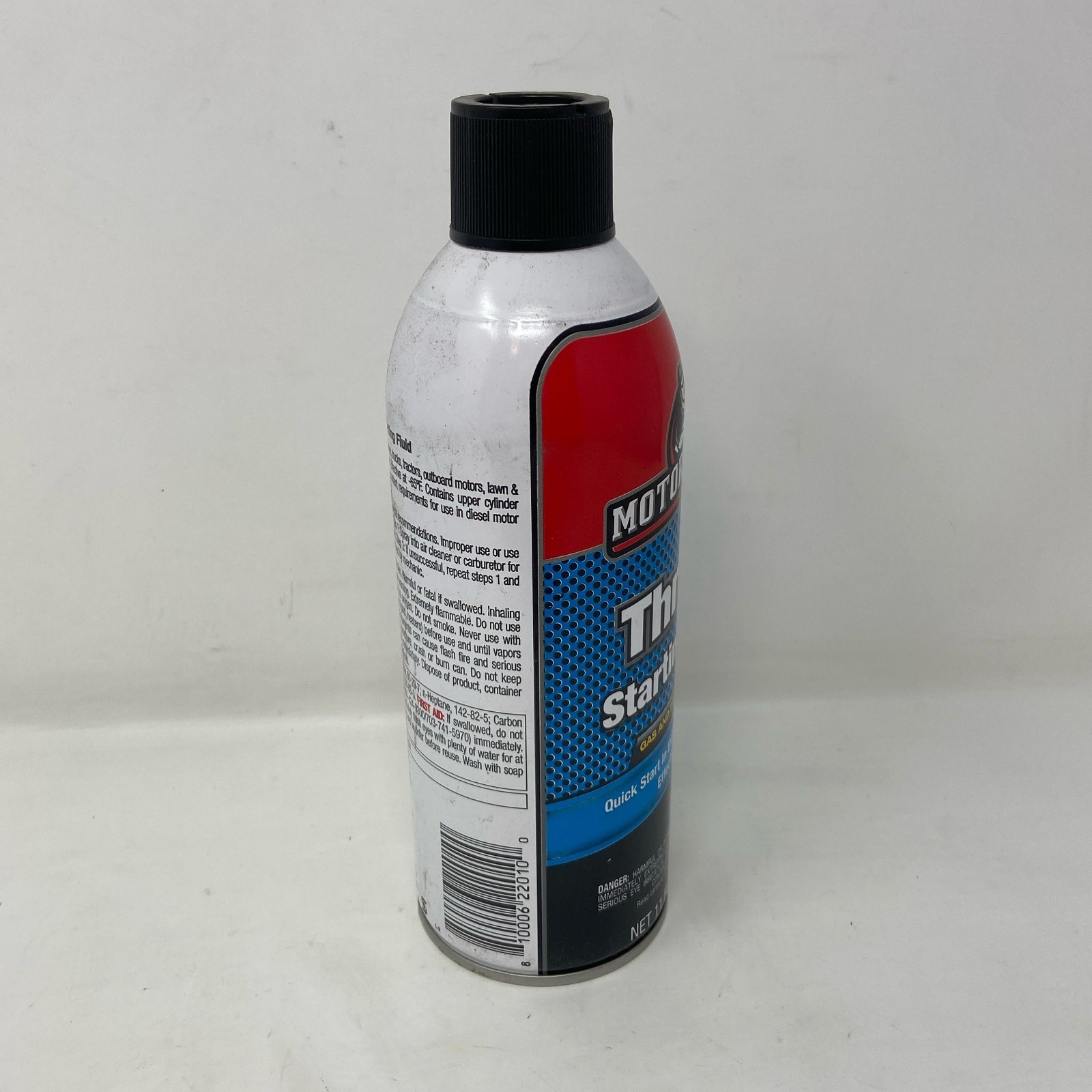 Motor Medic Thrust Starting Fluid M3815 – 11 oz Red/Blue Can for Gas & Diesel