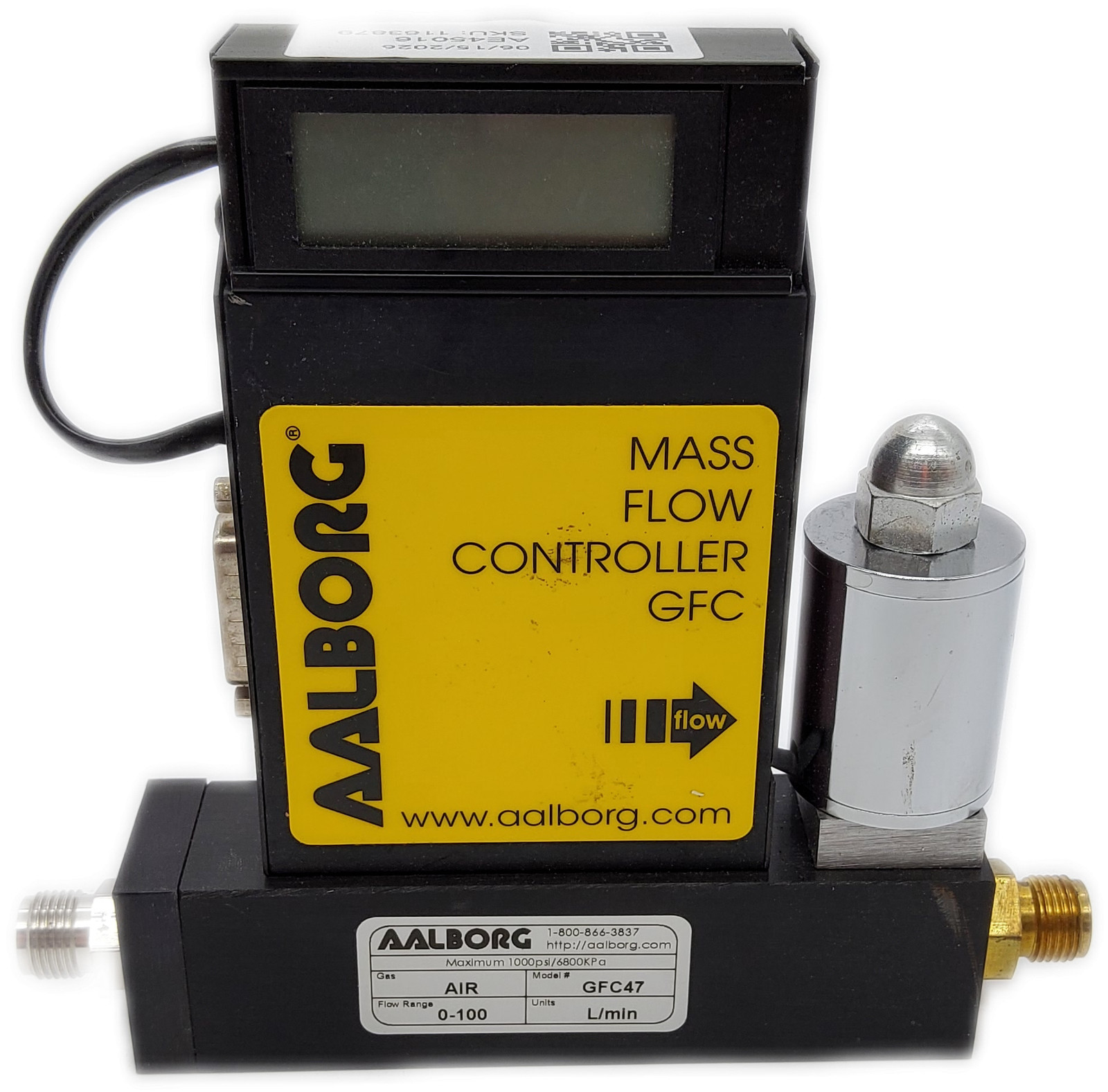 Aalborg GFC47 Mass Flow Controller 0-100L/min Air