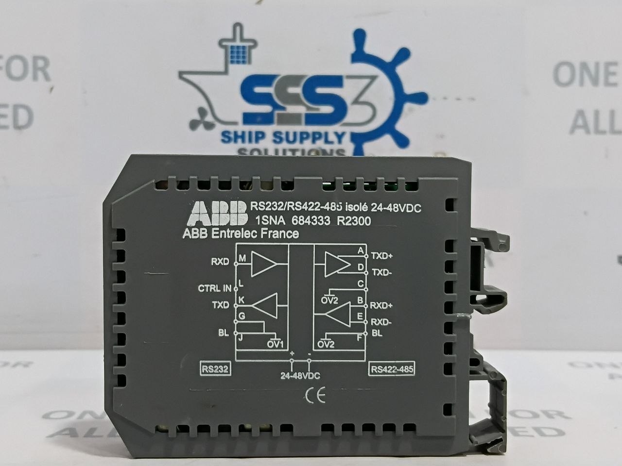 ABB RS232/RS422-485 Control Converter Module 1SNA 684333 R2300 24-48VDC