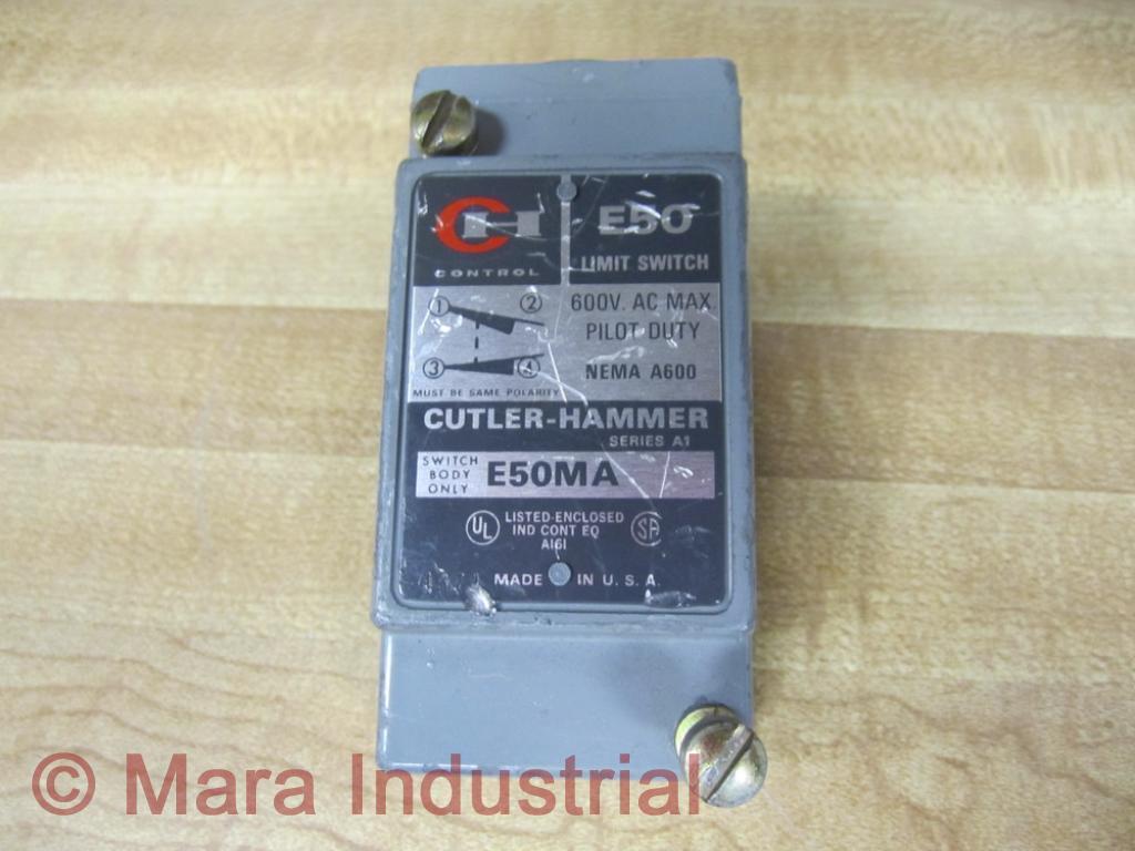 Cutler-Hammer E50MA Eaton Limit Switch E50MA