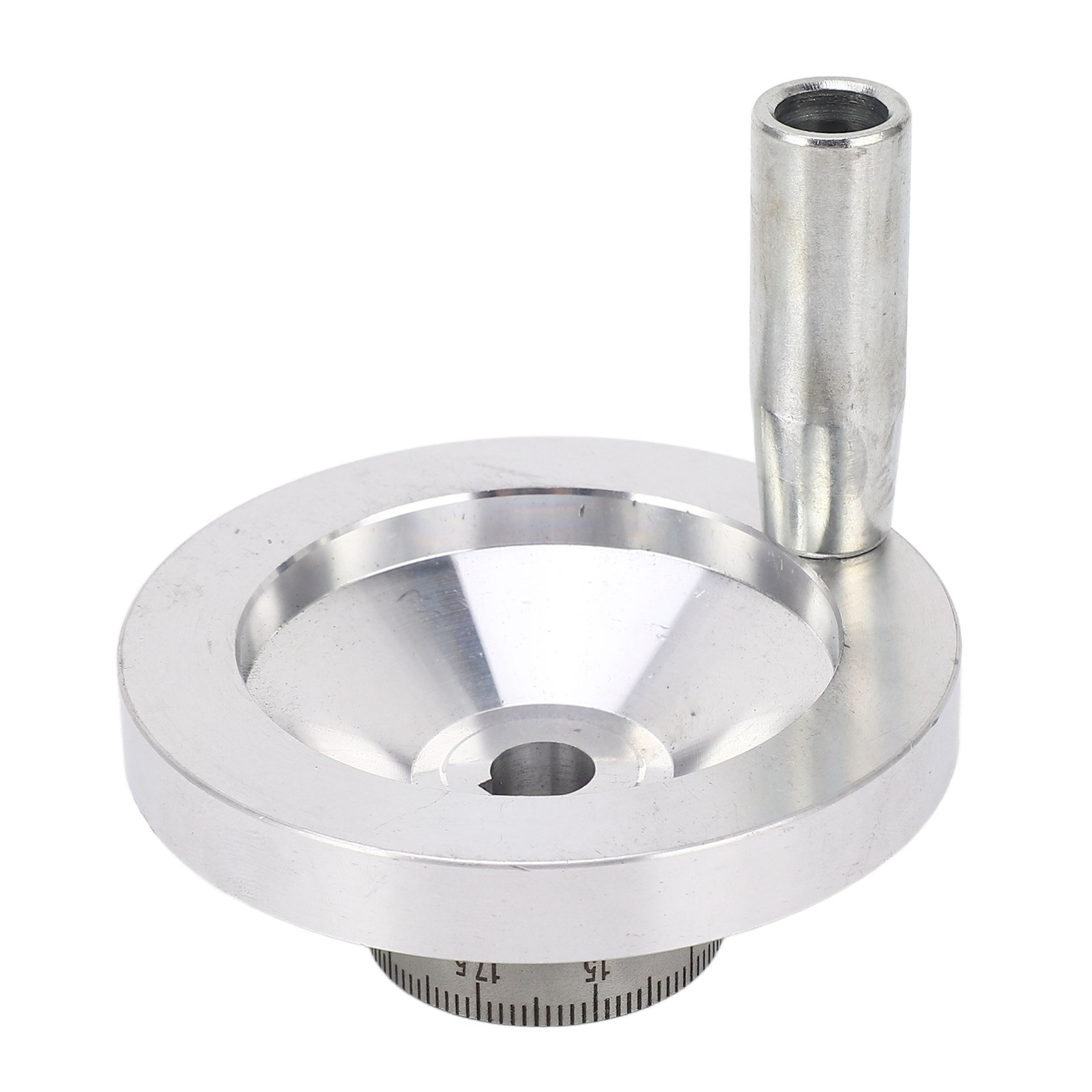 Lathe Handwheel 80mm Aluminum Alloy Hand Wheel With Crank Handle For 7×12 7×14