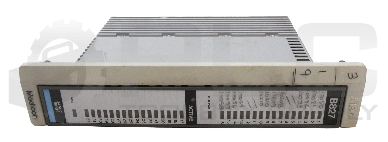 LOT OF 2 SCHNEIDER AUTOMATION MODICON AS-B827-032 DISCRETE INPUT MODULE