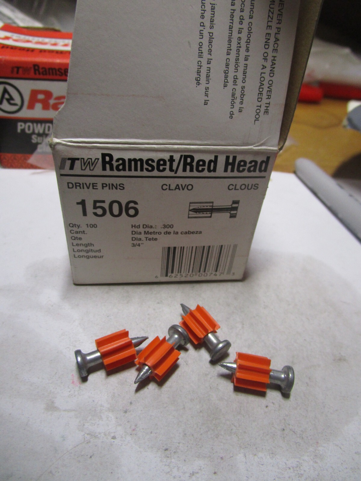 Ramset 3/4 in. Drive Pins (100-Pack)