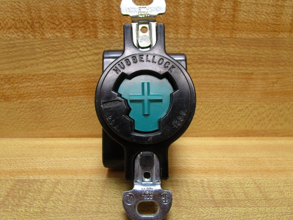 Hubbell 20A. 125V. Wiring, Locking Device 20A125V (Pack of 8)