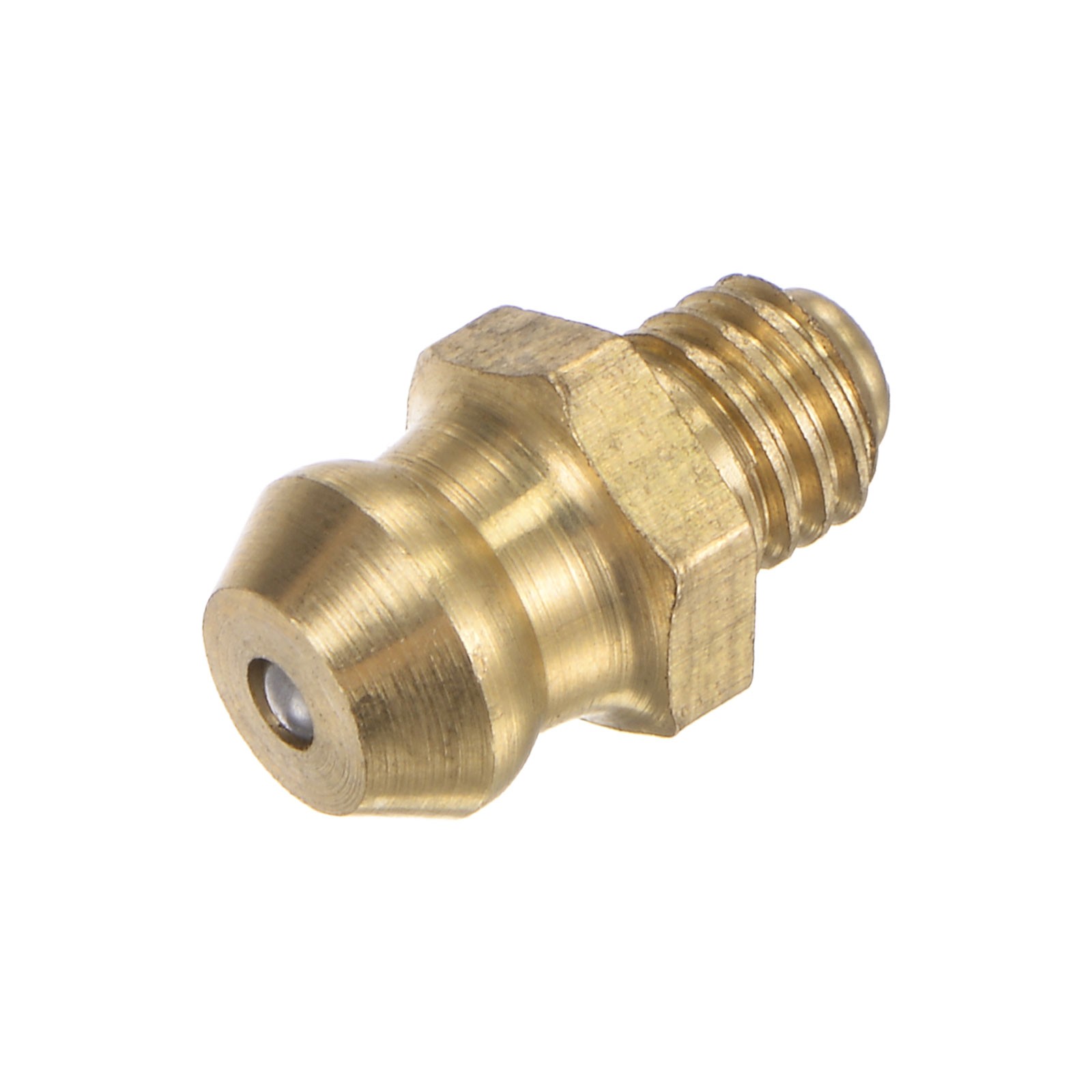 Brass Straight Hydraulic Grease Fitting Accessories M5 x 0.8mm Thread 20Pcs