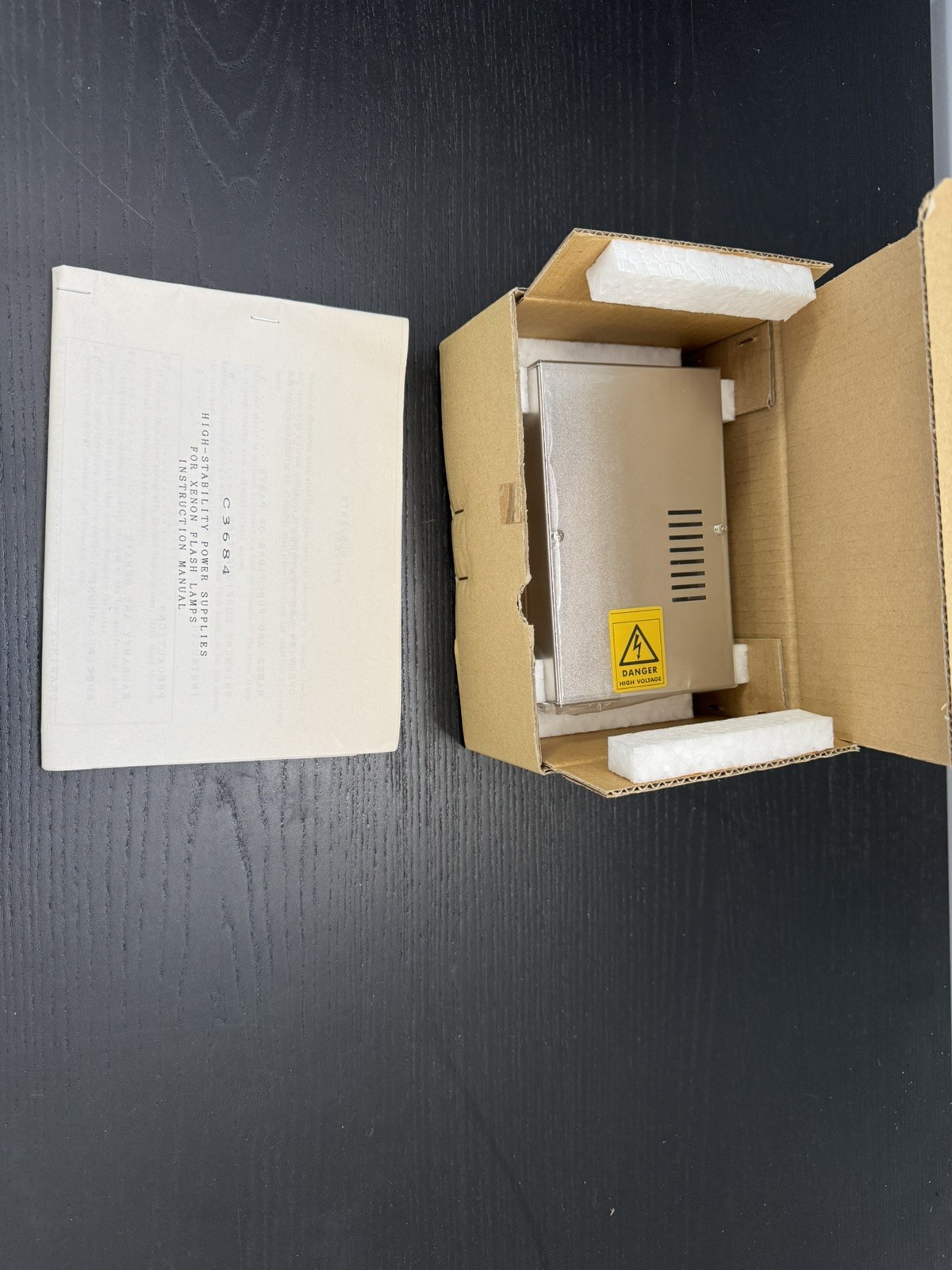 Hamamatsu C3684 Xenon Flash Lamp power supply