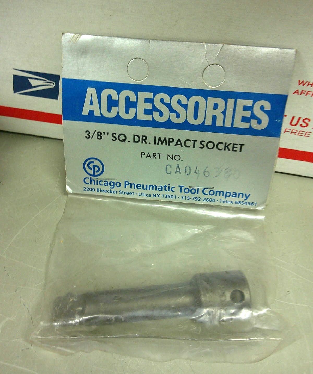 “LOT OF 2″ CHICAGO PNEUMATIC CA046380 3/8” SQUARE DRIVE IMPACT SOCKETS
