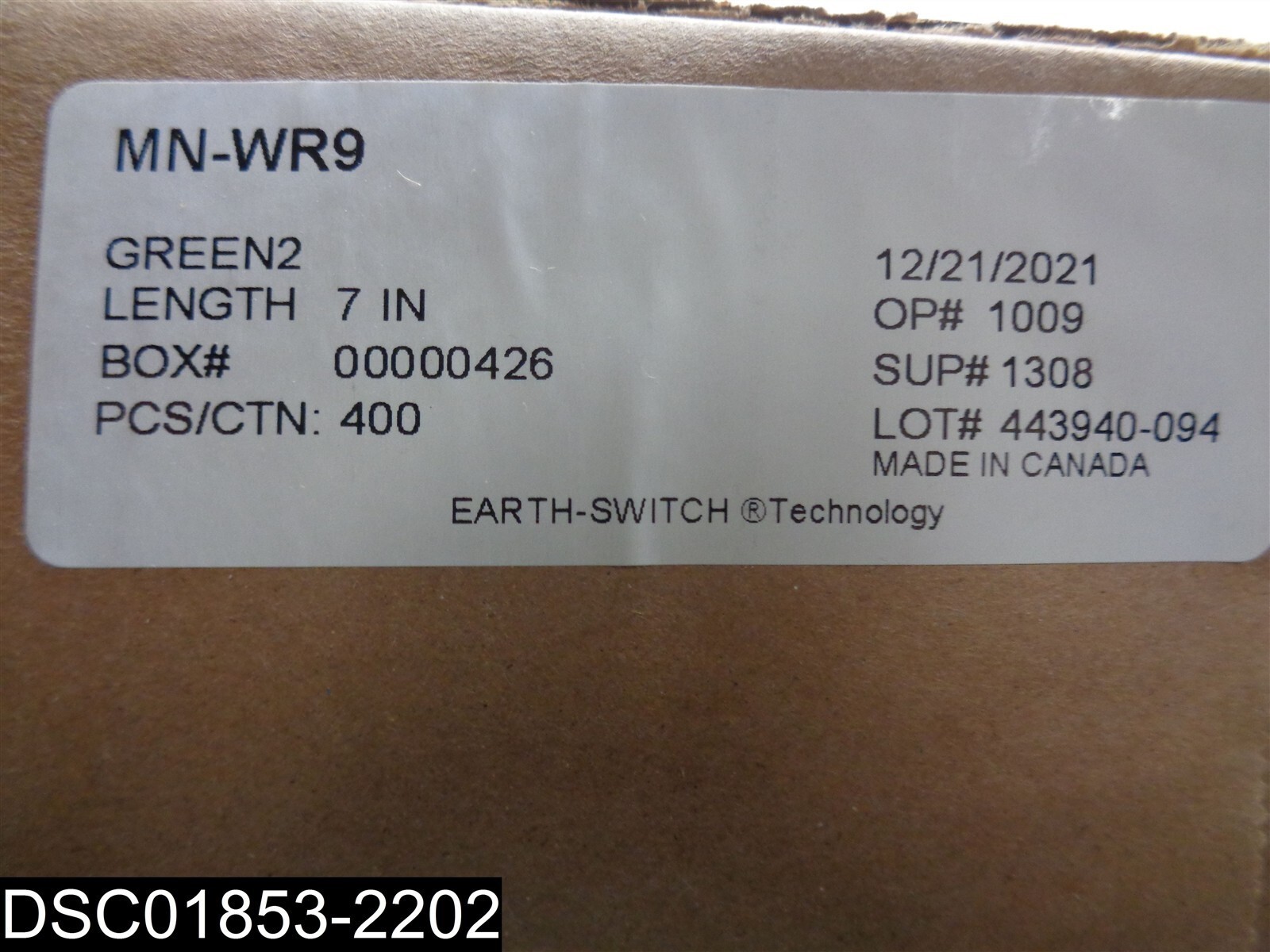 Qty = 800 (2 Boxes of 400): MN-WR9 Green 7 Inch Nesting Liquor Bottle