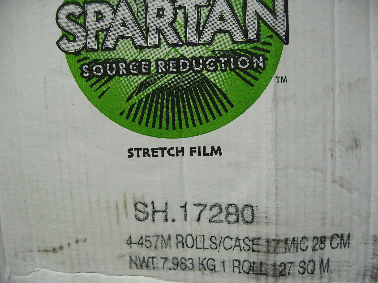 Paragon Spartan SH17280 Stretch film 11″ x 1500′ 17 micron (QTY 4 rolls) F-3