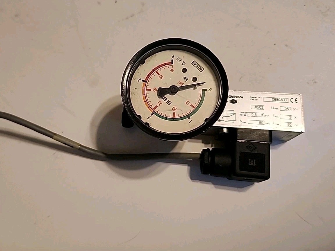 NORGREN 0880300 250V 80’C UNMP With Gauge – Free Shipping