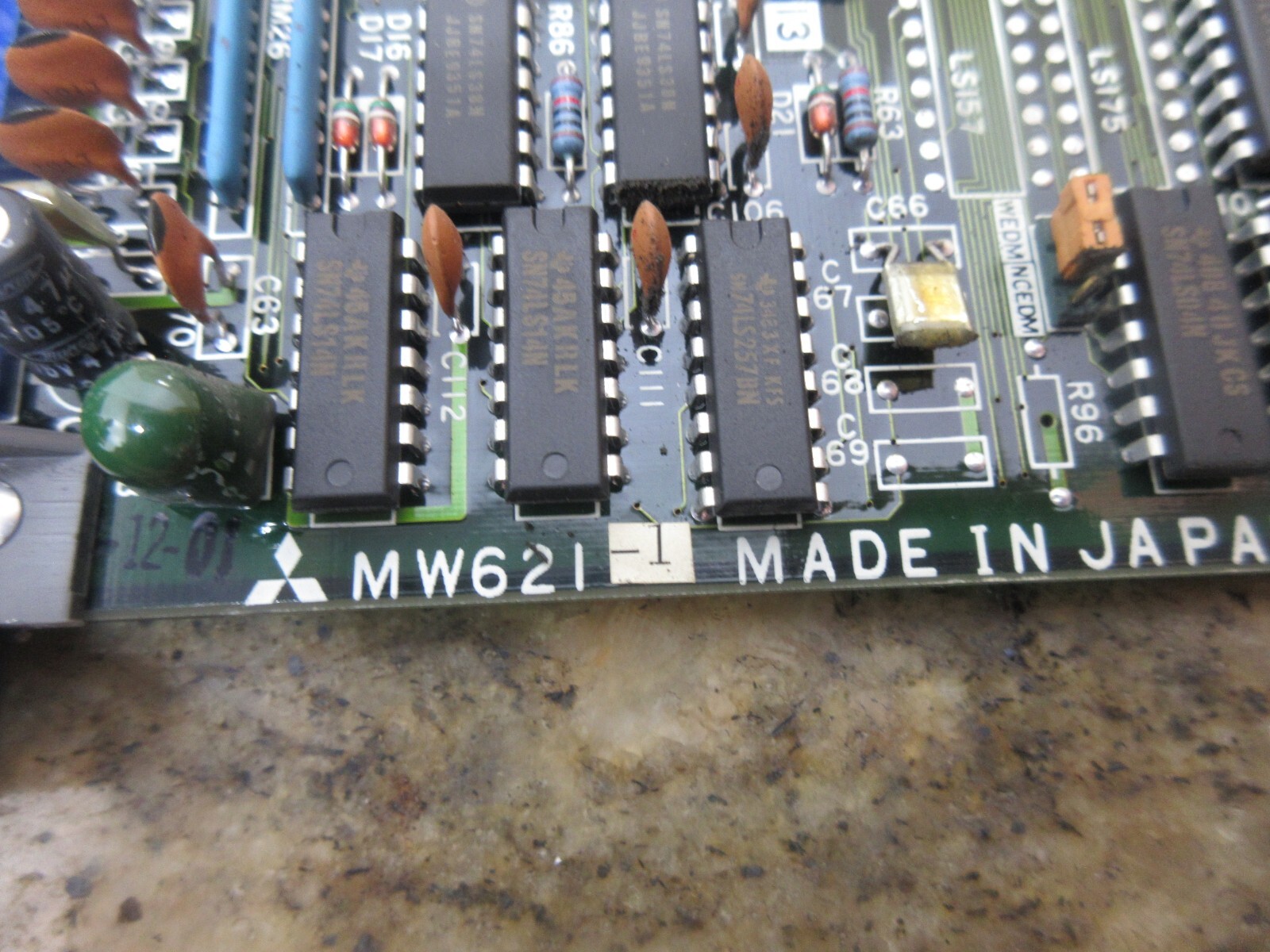 MITSUBISHI CIRCUIT BOARD MW621-1 MW621C BN634A233G52
