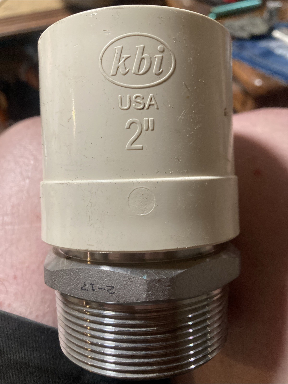 Transition Fitting Brass 2″ ASTM D2846 CPVC-4120 New Lot Of 2