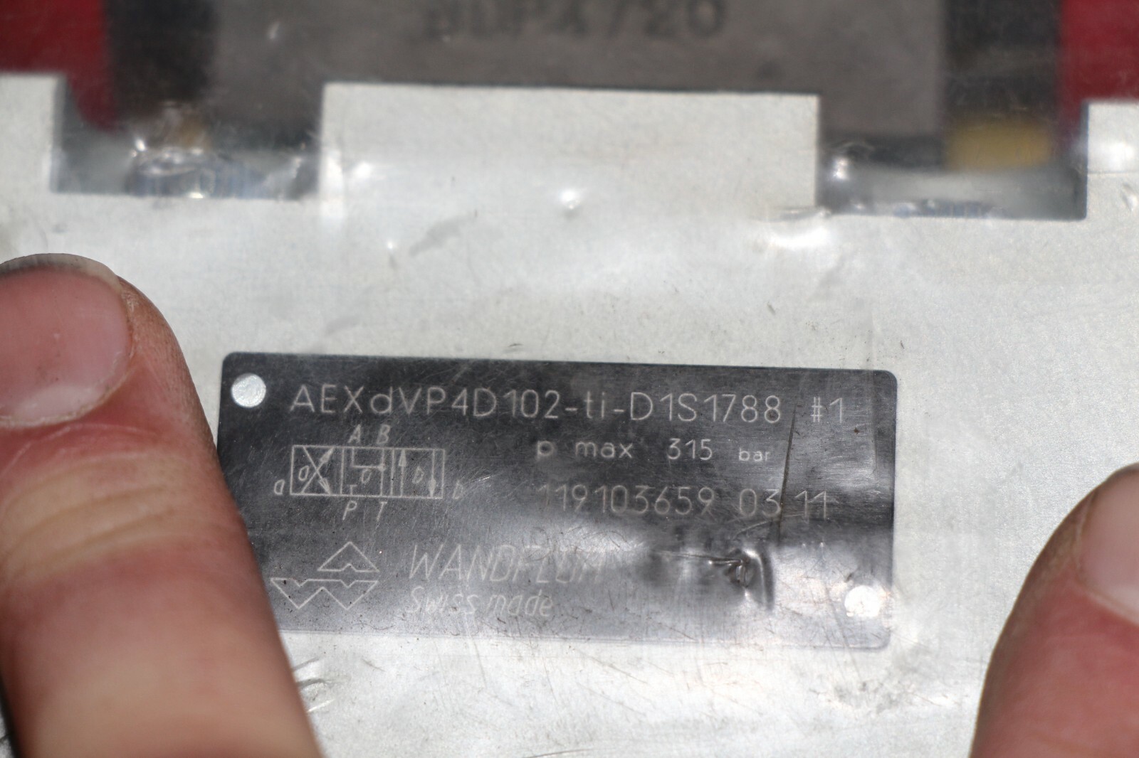 NOS Wandfluh NG10 Explosion-proof Spool Valve AEXdVP4D101-ti-D1S1788 2A65U, RDS