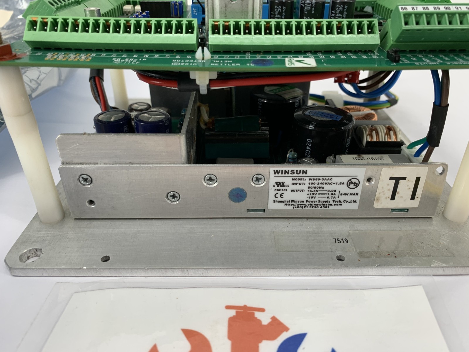 Mettler Toledo Safeline/Winsun V4-RAD-1/WS50-3AAC 100-240VAC V4 Power Supply