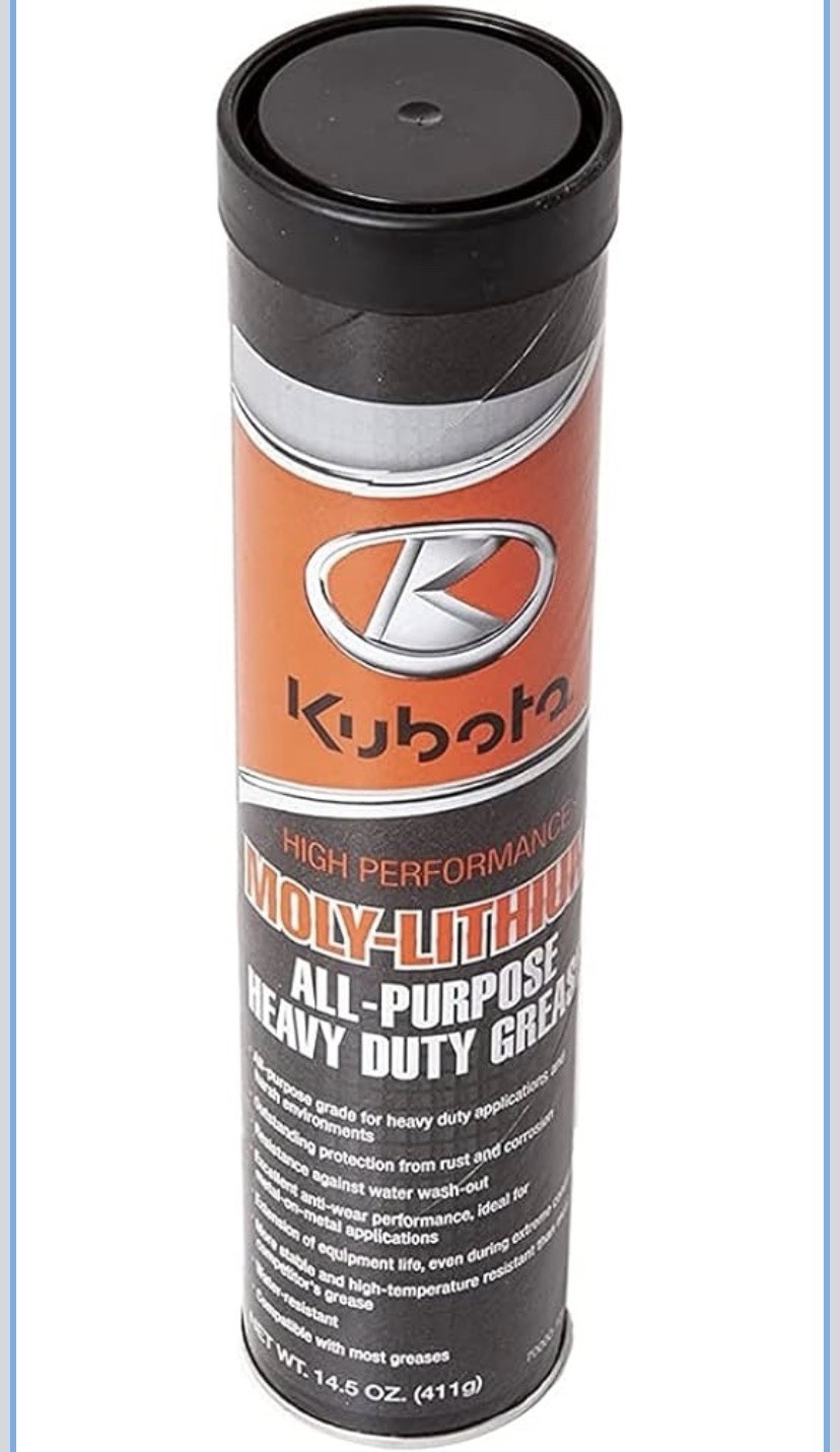 Kubota High Performance Moly Lithium Grease for Agricultural Equipment 14.5 oz