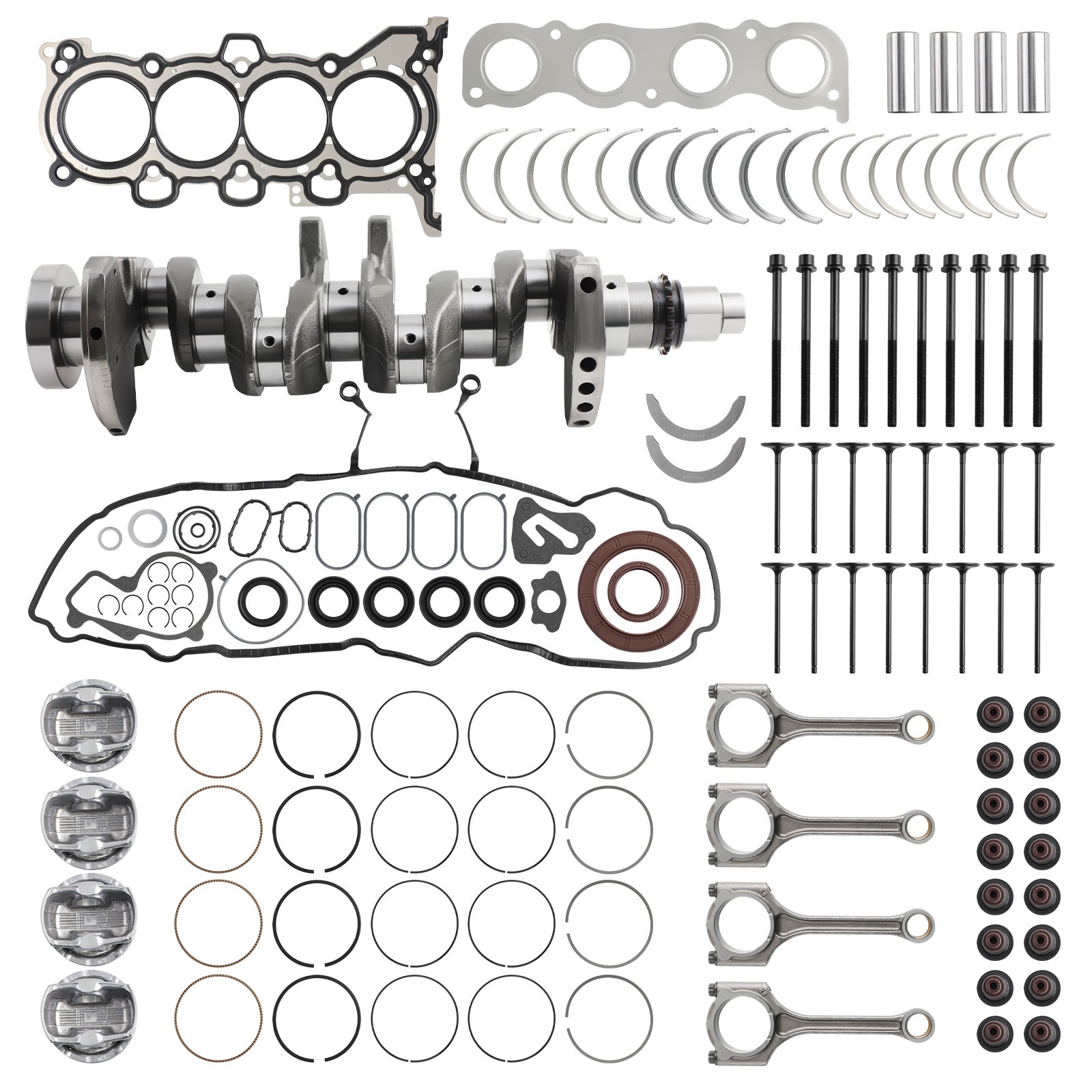G4NC 2.0L Engine Overhaul Rebuild Kit Fit for Hyundai Elantra Tucson/Kia Soul