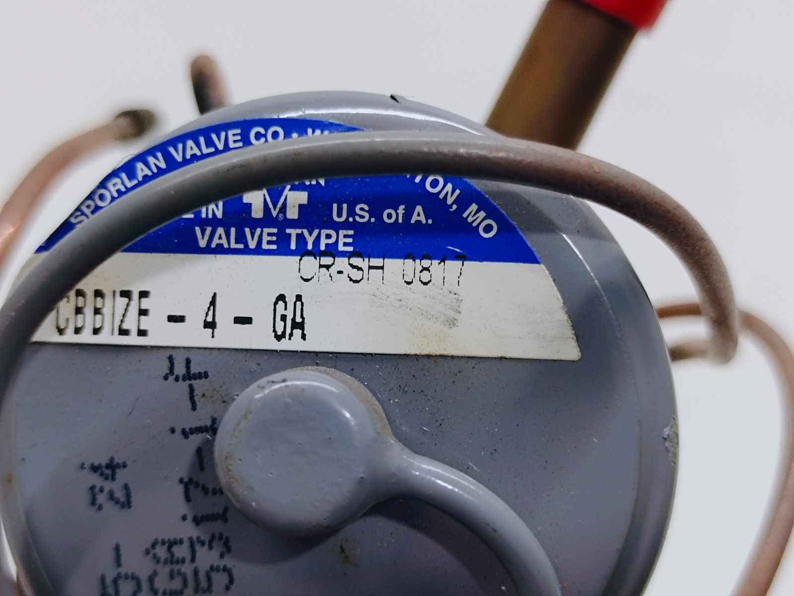 Sporlan CBBIZE – 4-GA / CR-SH 0817 Thermal Expansion Valve (FREE SHIPPING)