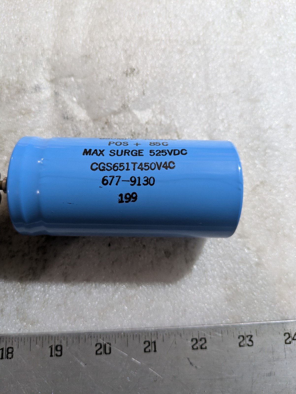 Cornell Dubilier Knowles CGS651T450V4C Aluminum Electrolytic Capacitor 650 µF 45