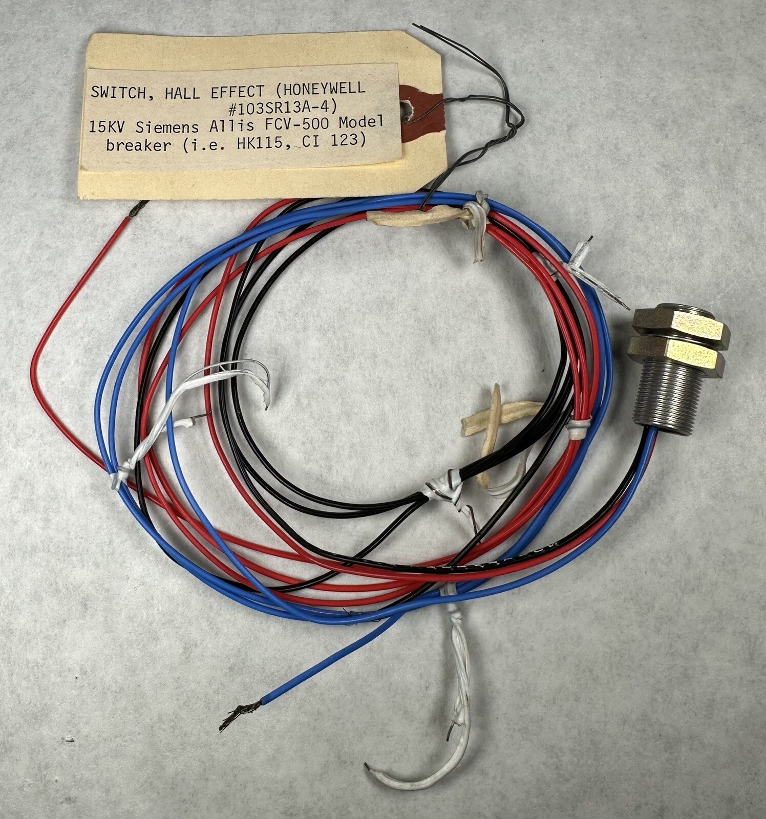 NEW Honeywell Micro Switch 103SR13A-4 Hall Effect Position Sensor Switch, 103SR