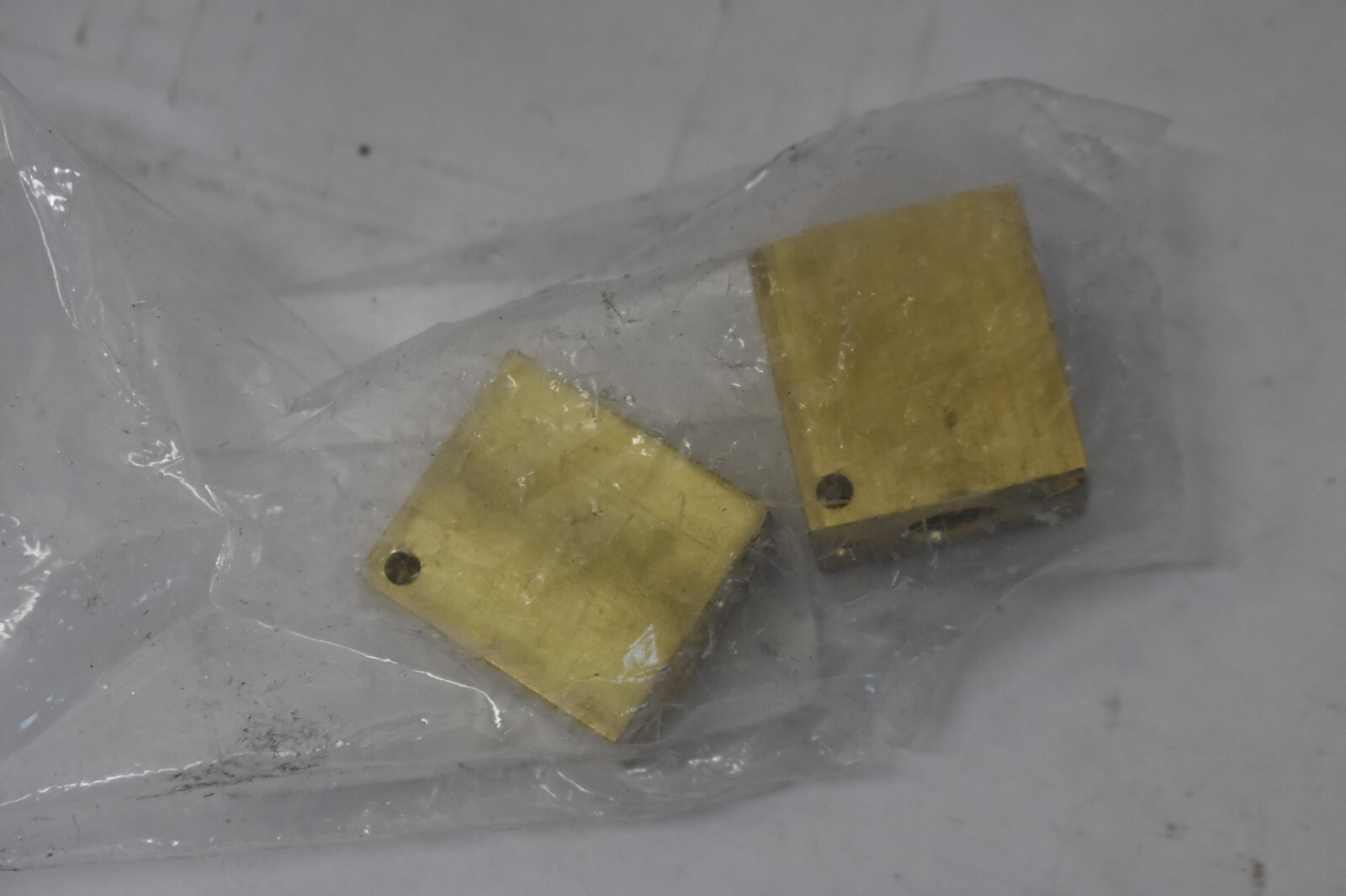 Tube Mounting Blocks 2 Piece 0.846.5141 45R673 Brass Square Shaped Multi Holes