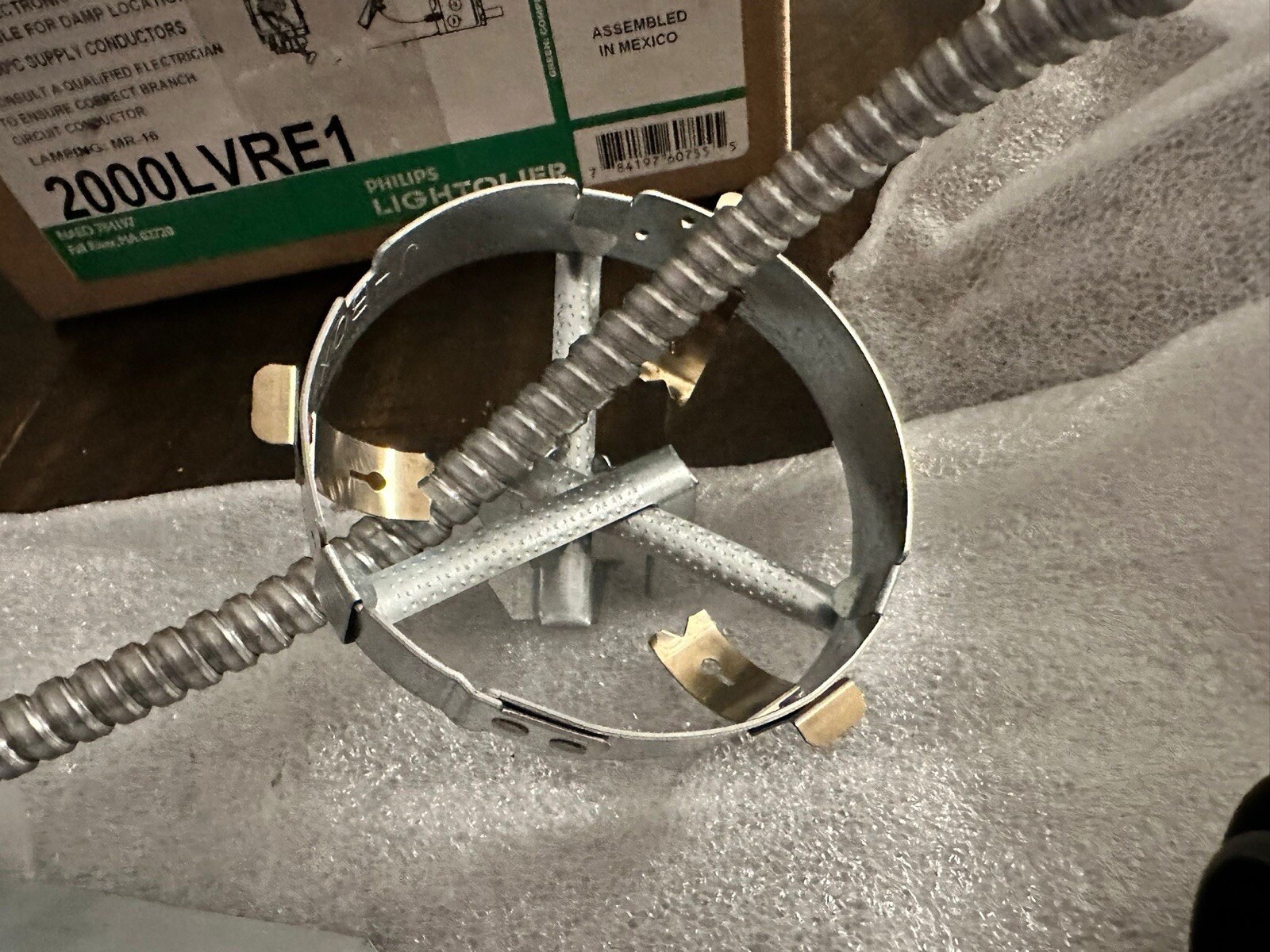 Lightolier 3 3/4″ Non-IC Frame-In Kit 2000LVRE1 NEW