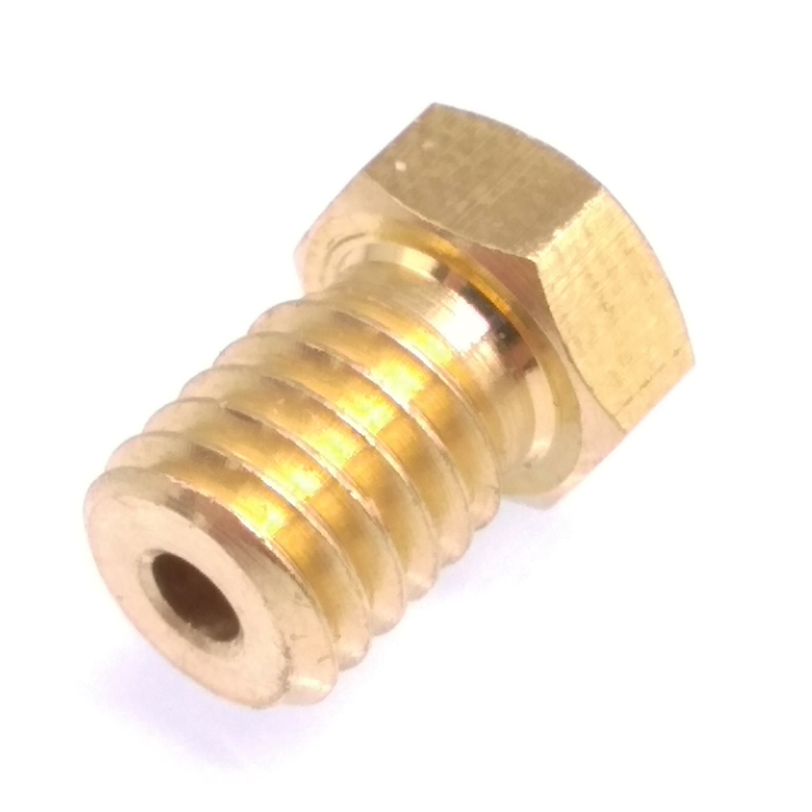 10pcs 3D Printer Extruder Brass Nozzle 0.6mm M6 Thread 1.75mm For E3D