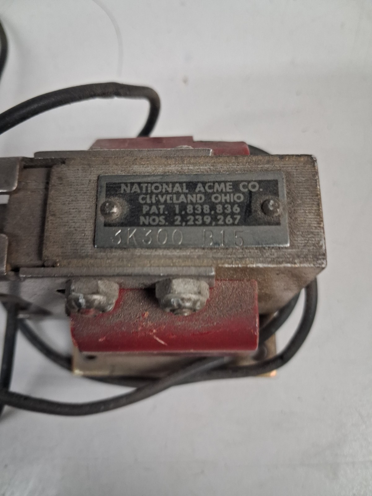NATIONAL ACME CO 3K300B15 SOLENOID VALVE W/ 3K309B COIL 220-240V 60HZ