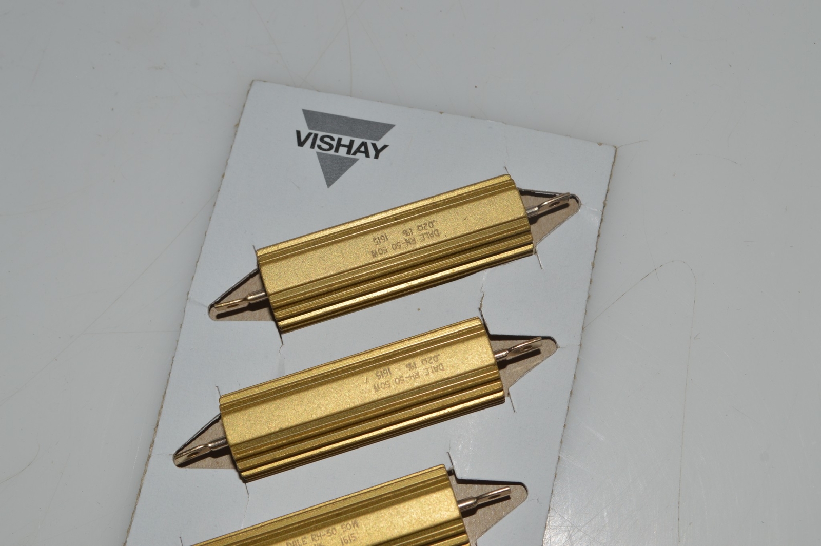 ^^ VISHAY DALE RH-50 50W .020 1% POWER RESISTOR — NEW IN PACKAGE (GCV81)