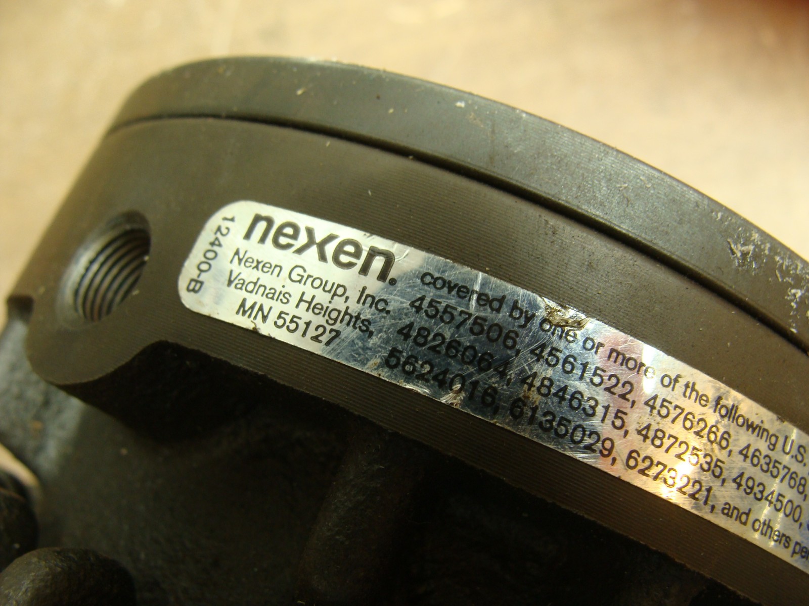 NEXEN F-450 SHAFT MOUNTED FRICTION CLUTCH 802850 7/8″ BORE PILOT MOUNT