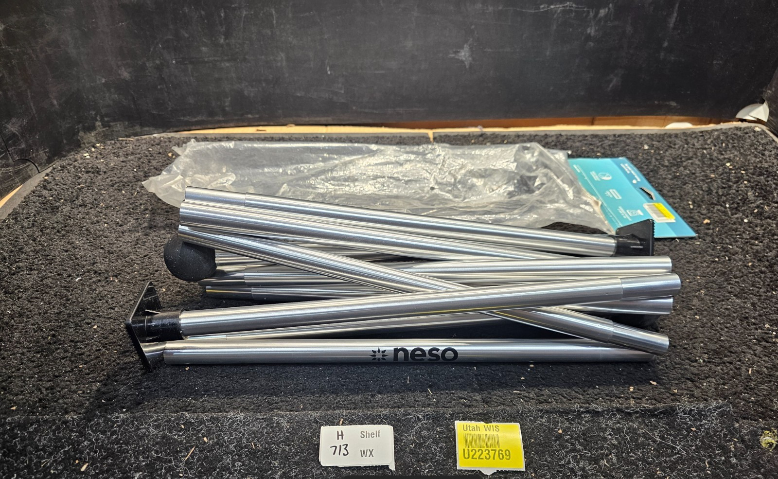 (QTY 2) Neso PXX2PK Extra Poles For Beach Tent With Patented Pole Base Gigante