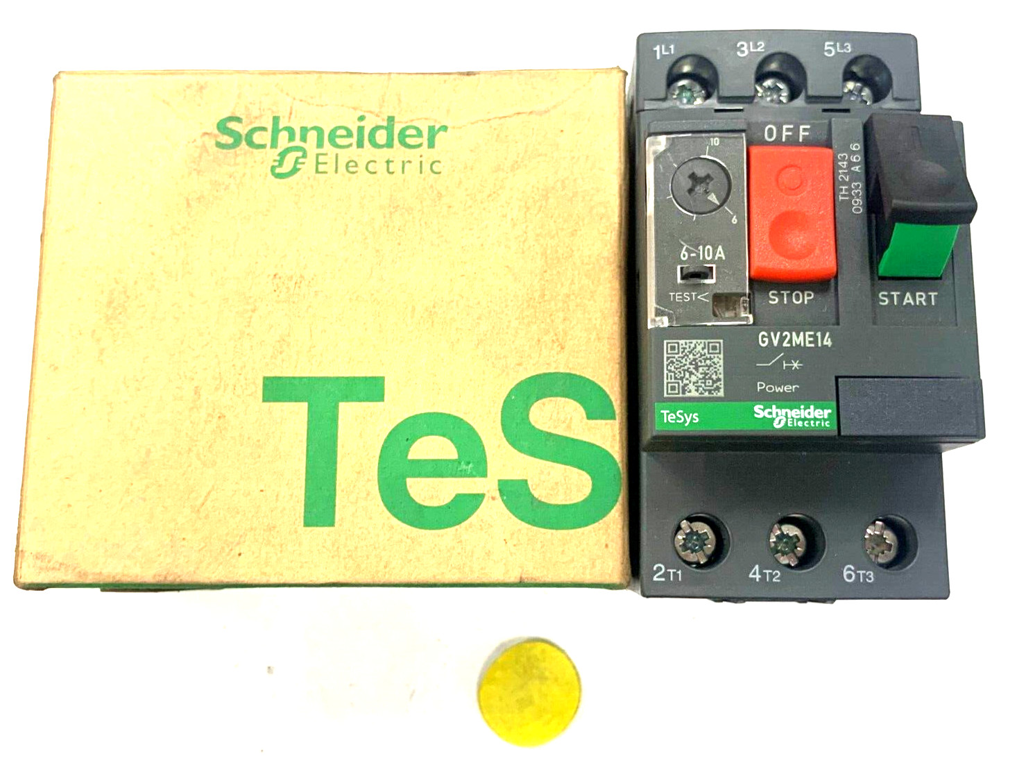 SCHNEIDER ELECTRIC MOTOR CIRCUIT BREAKER GV2ME14 600V