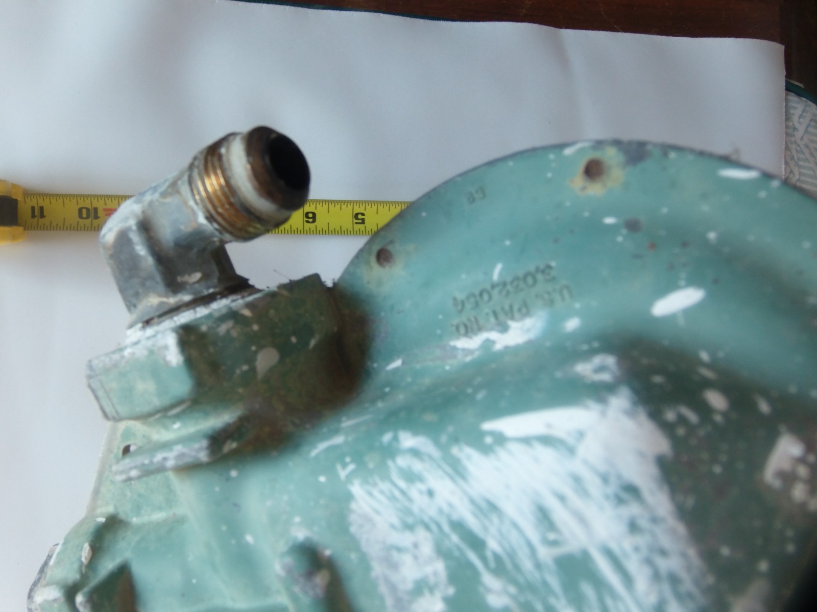 Fisher Governor LP gas pressure regulator. USED 10″ to 13″ W.C. brass included