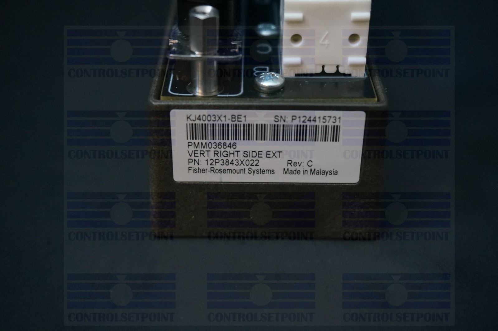 EMERSON DELTAV KJ4003X1-BE1 VERTICAL RIGHT EXTENDER KJ4003X1BE1 12P3843X