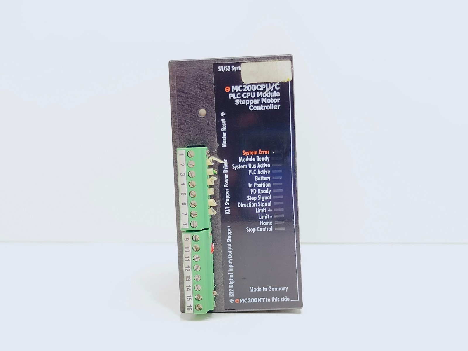 PHOENIX CONTACT e MC200CPU/C PLC CPU MODULE STPPER MOTOR CONTROLLER