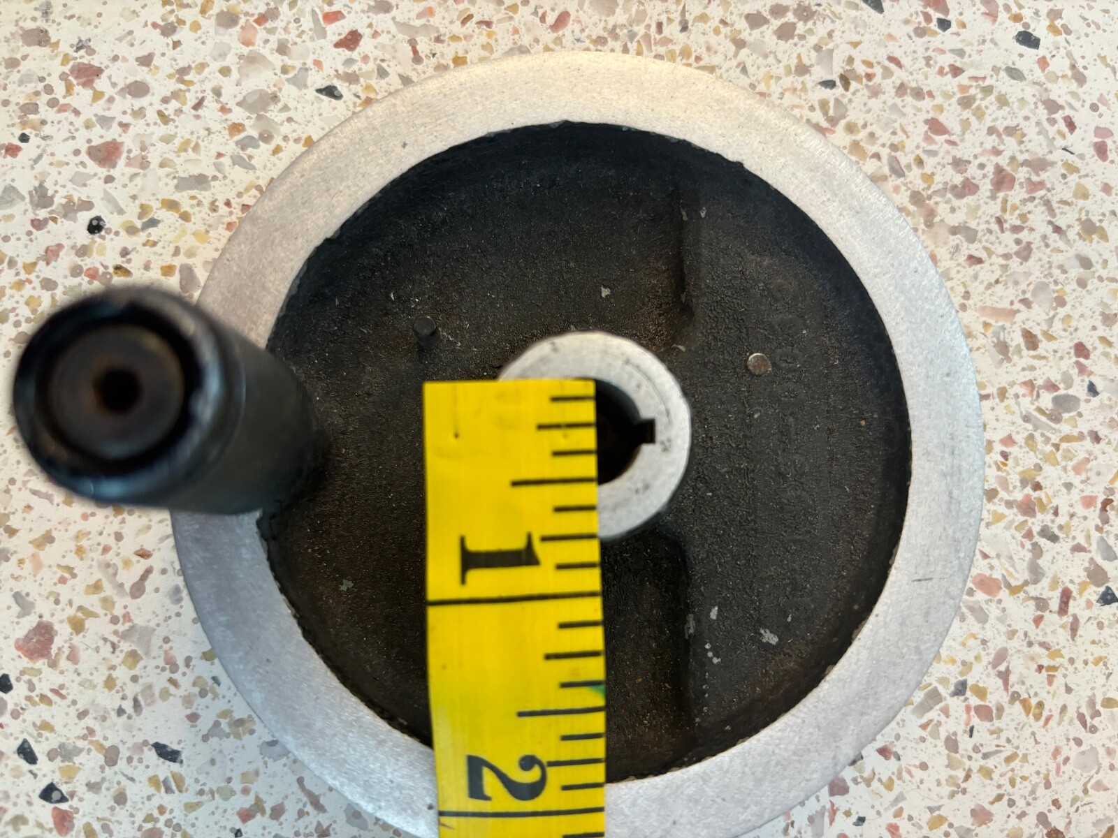 Aluminum 4″ with a 1/2″ Bore Machine Hand Wheel Steampunk Industrial
