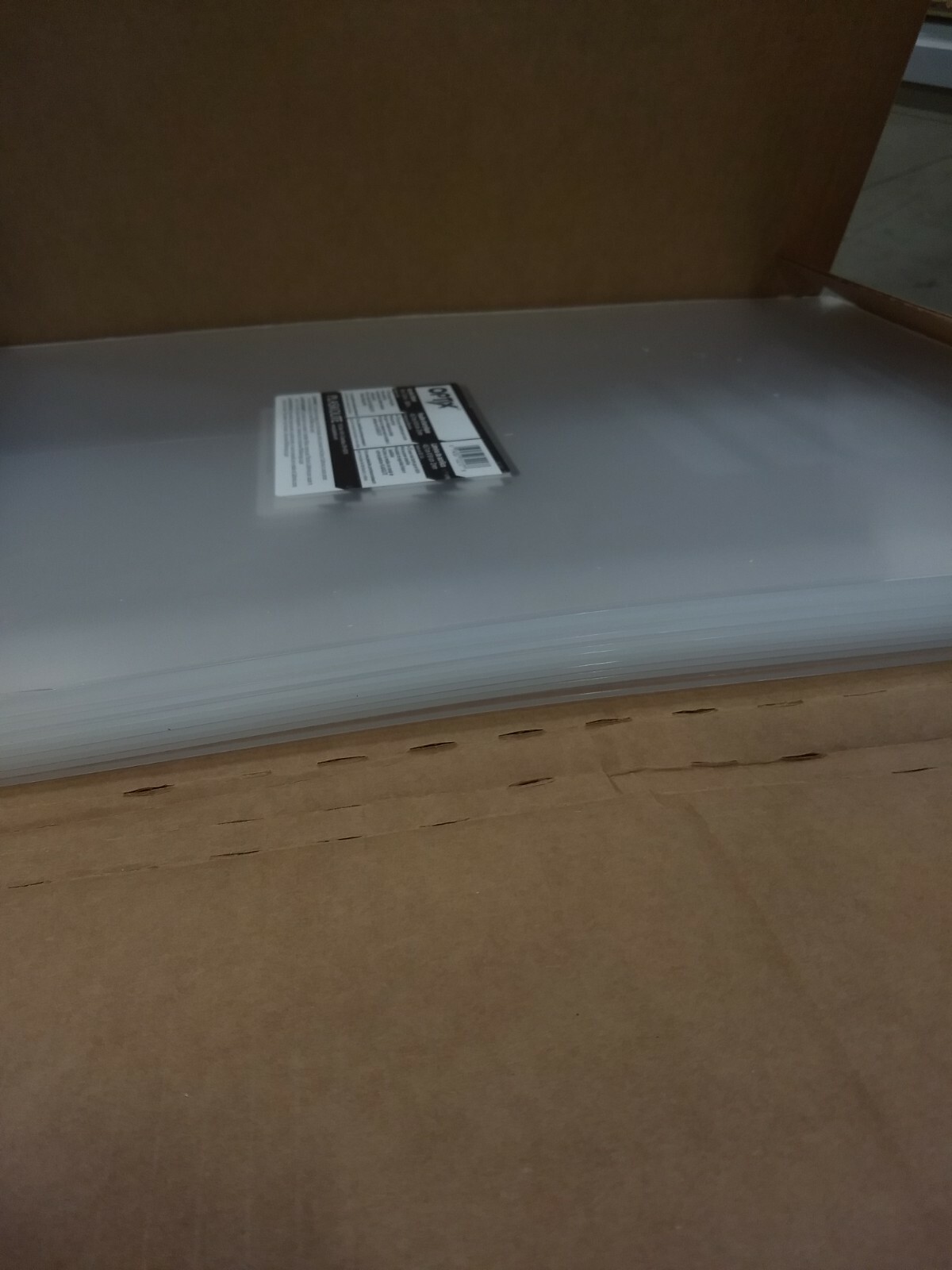OPTIX 0.08-in T x 18-in W x 24-in L Clear Acrylic Sheet (LOT OF 10)