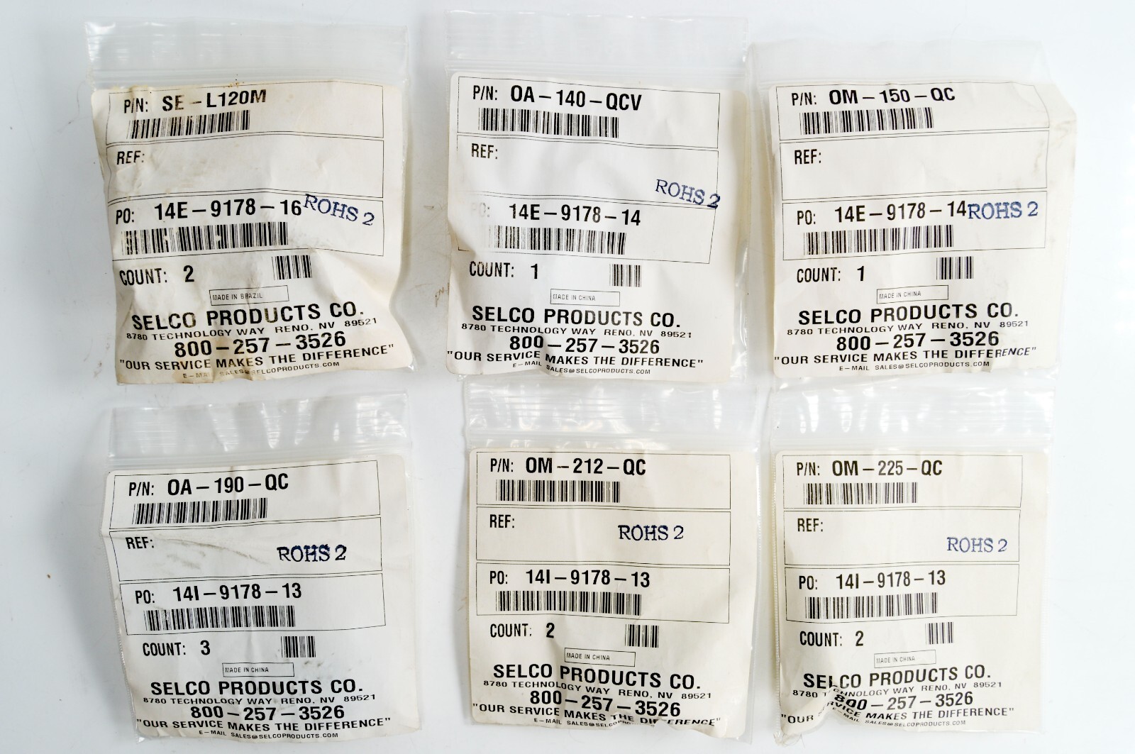 x11 Selco Disc Thermostat Lot SE L120M OA 140 QCV 190 OM 150 212 225 QC