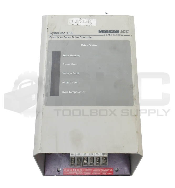 MODICON 110-091 BRUSHLESS SERVO DRIVE CONTROLLER CYBERLINE 1000