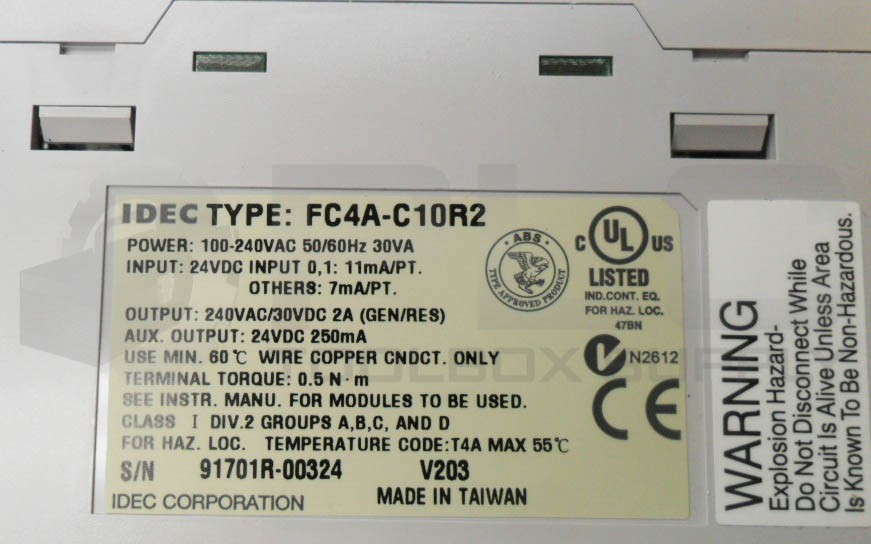 NEW IDEC FC4A-C10R2 PLC MODULE 100-240VAC 50/60HZ 2A