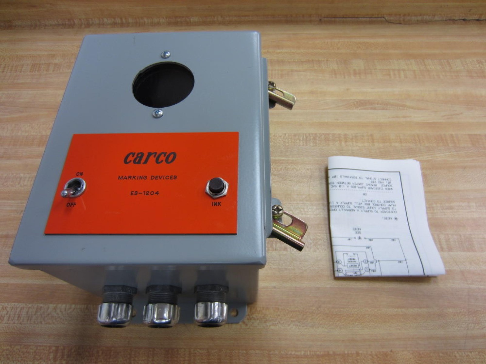 Hoffman A-8066CH Enclosure A8066CH Missing Counter & Relay