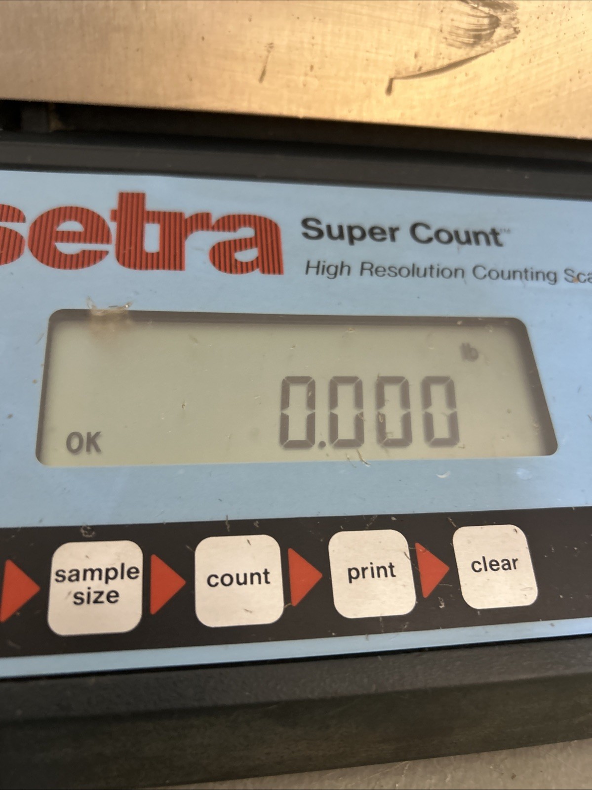Setra Super Count Scale 50000G 110 Lbs – High Resolution Counting Scale