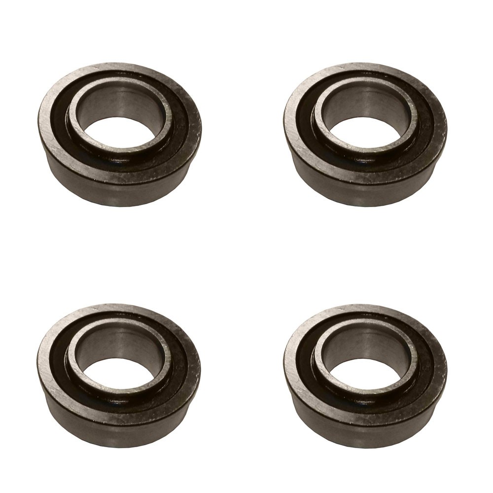 4 Flanged Wheel Bearings 1-3/8″OD 3/4″ID for Go-Karts Wagons Lawnmowers & More