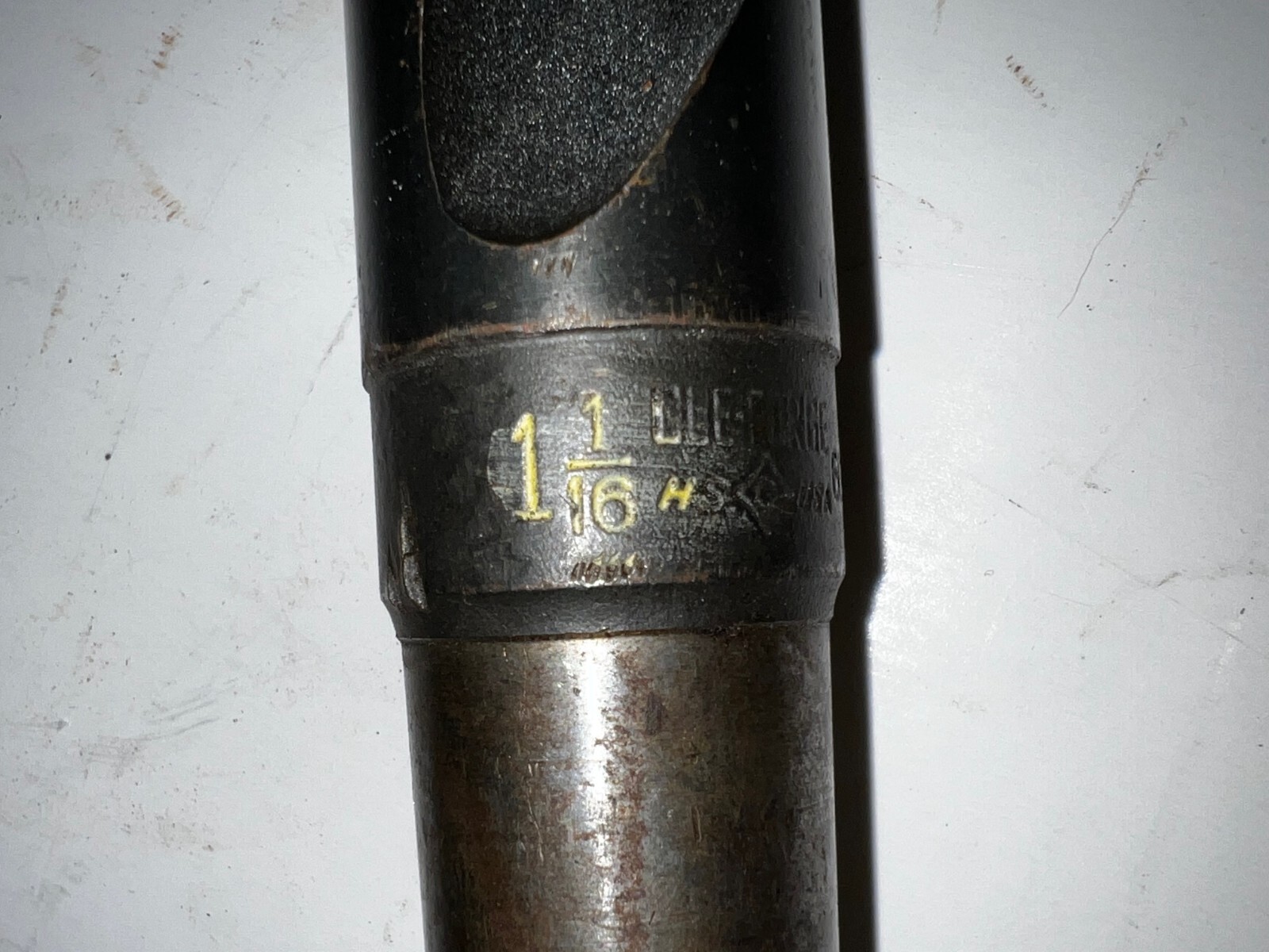 CLEVELAND MORSE TAPER SHANK DRILL BIT MT4 1-1/16″ CUT 6-1/2″ LOC 11″ OAL