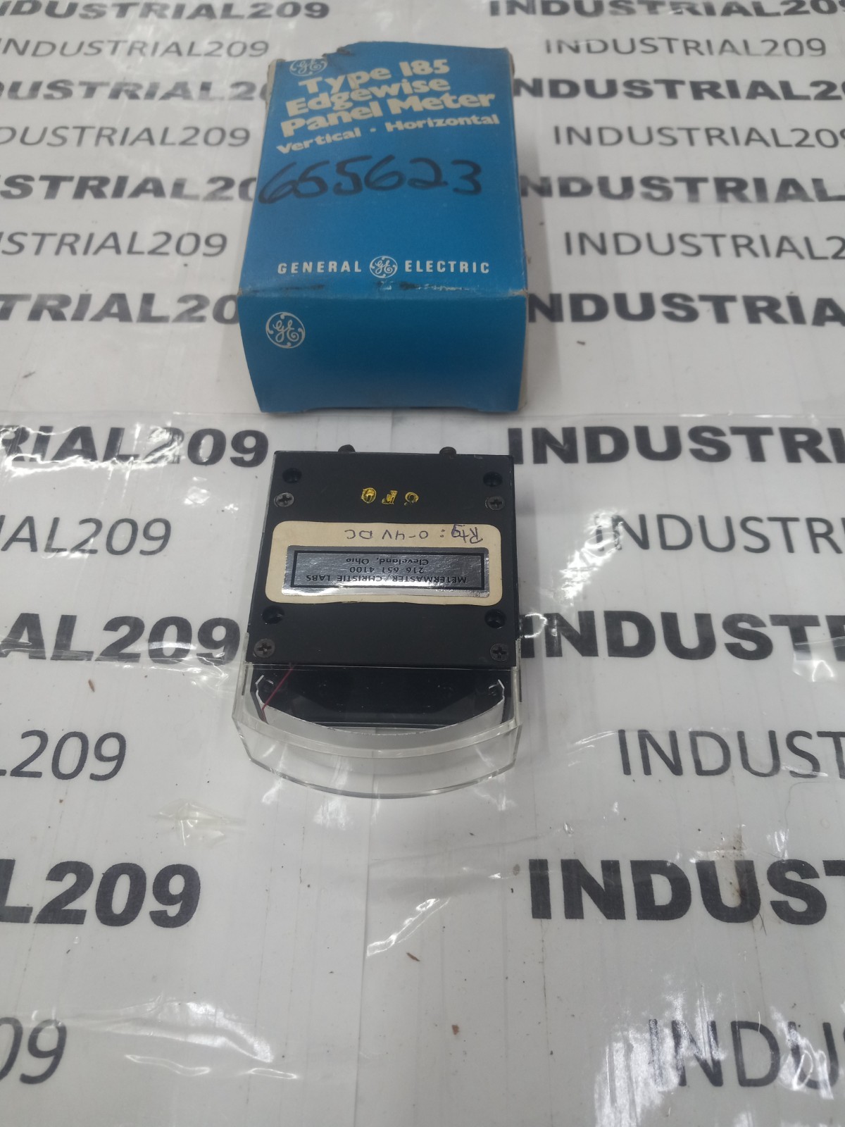GE EDGEWISE PANEL METER 185