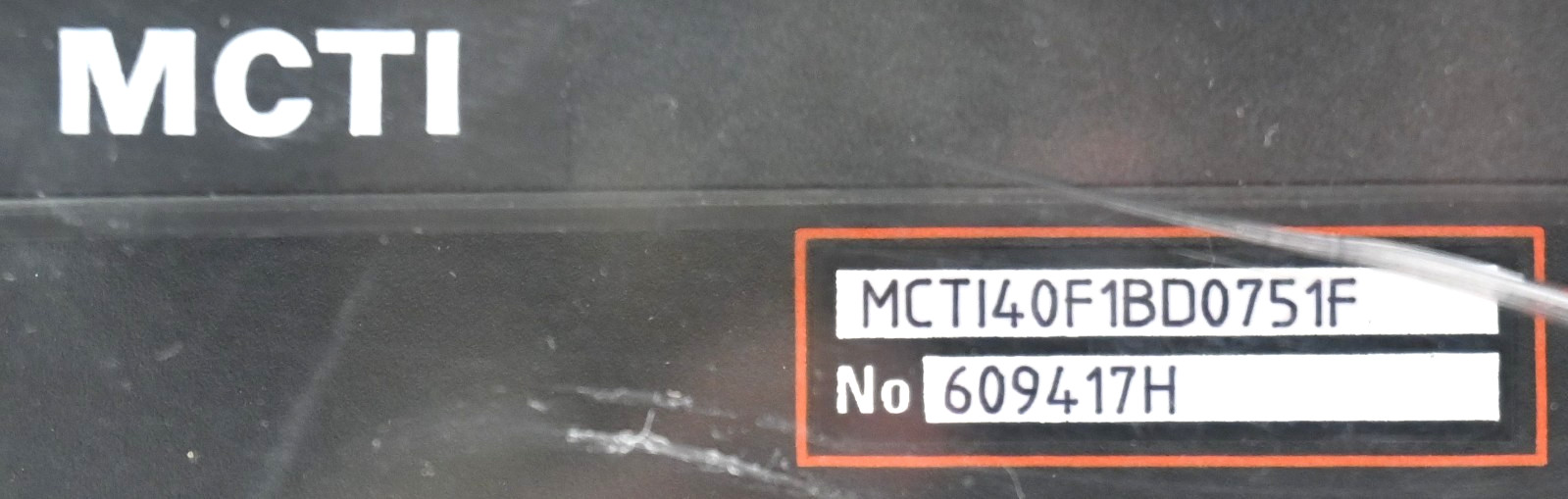 GEC ALSTHOM MCTI40F1BD0751F OVERCURRENT RELAY