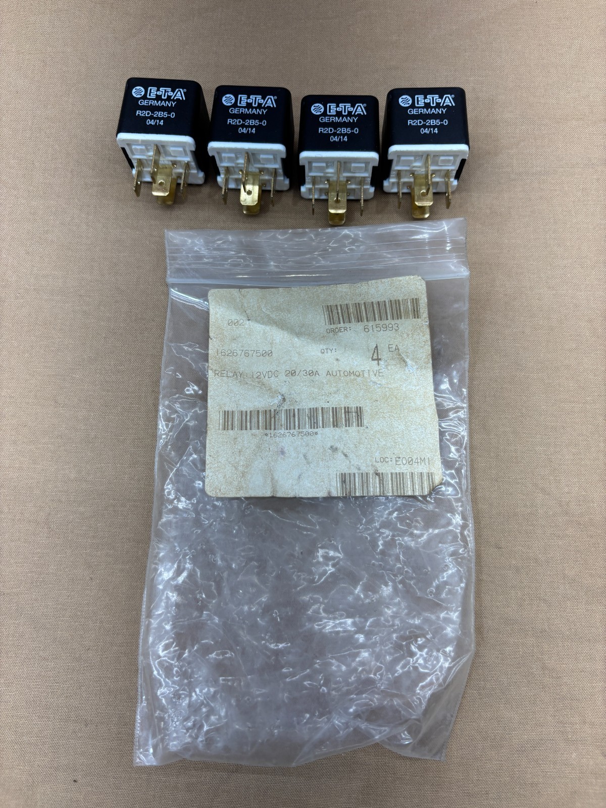 Lot of 4x Atlas Copco 1626767500 Relay Replacement For Air Compressor