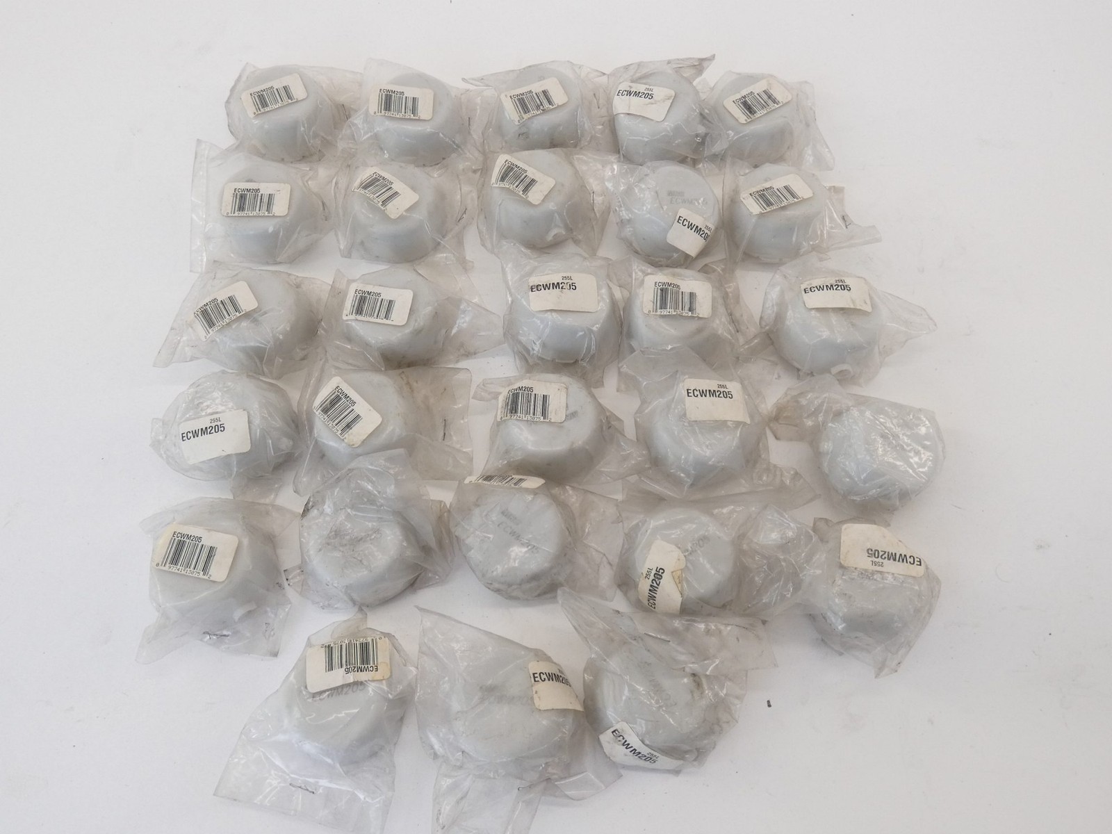 *Lot of 28* MRC ECWM205 White Bearing End Cover – NEW Surplus!