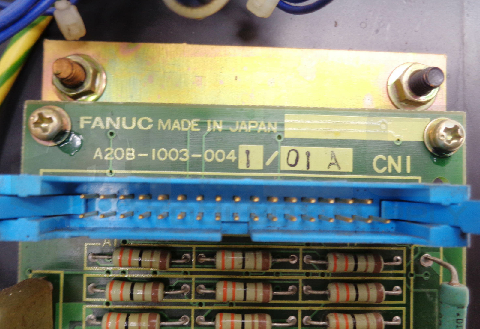 FANUC A05B-2051-C121 OPERATORS PANEL W/ A20B-1003-0041/01A CONTROL BOARD