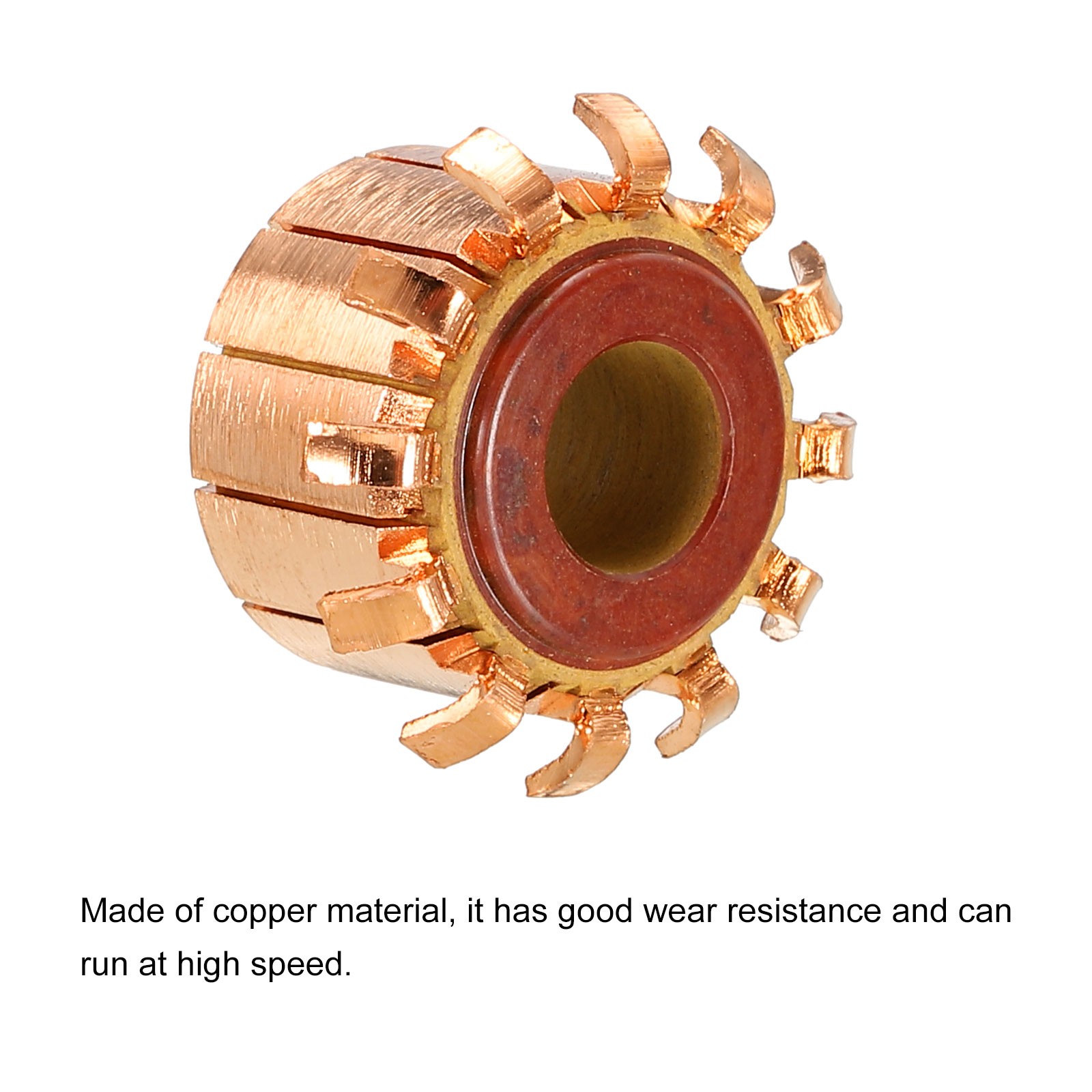 Electric Motor Commutator 12 Gear Teeth 8mm ID 18.8mm OD for Motor Spare Parts