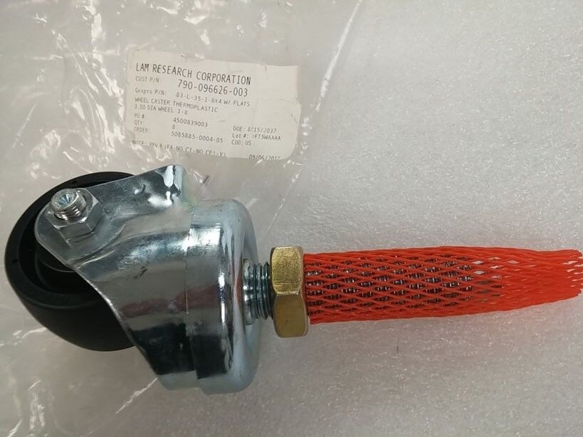 LAM Research 790-096626-003 Gexpro Thermoplastic Wheel Caster 3″diam, New